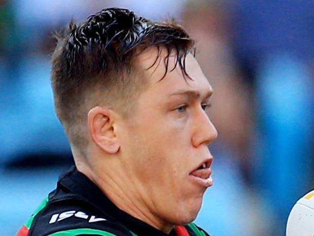 Cameron McInnes of Souths during the South Sydney Rabbitohs v St George Illawarra Dragons Charity Shield game at ANZ Stadium. pic Mark Evans