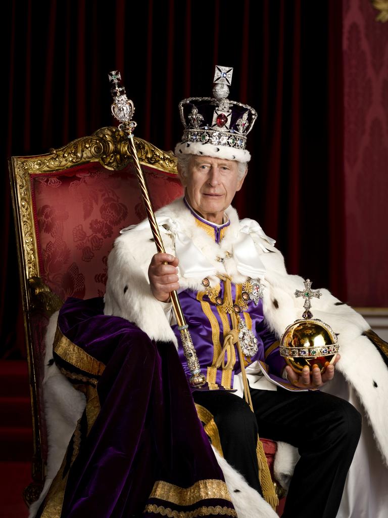 Prince George is the grandson of King Charles III. Picture: Hugo Burnand/Buckingham Palace via Getty Images