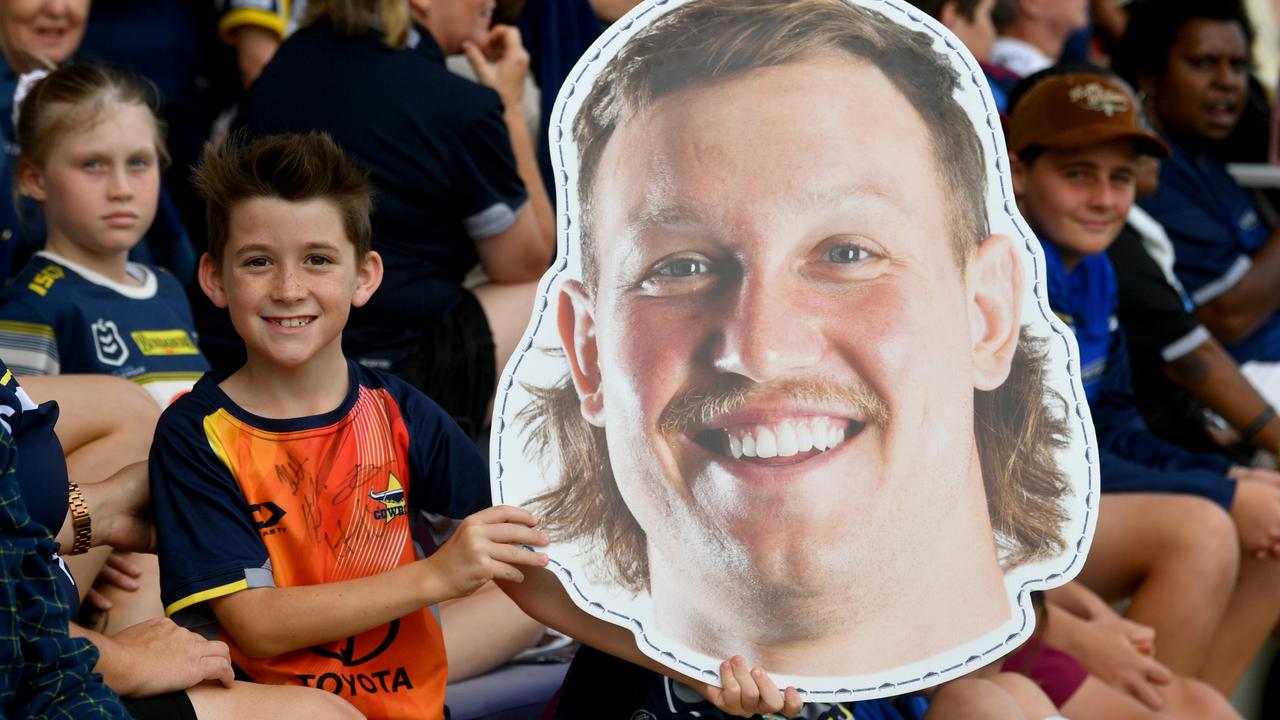 North Queensland Cowboys open training session at Cowboys HQ. Noah Watson, 8. Picture: Evan Morgan