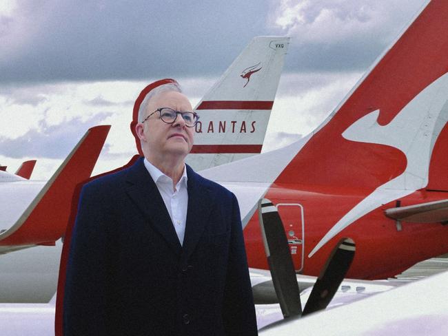 Anthony Albanese Qantas flight upgrade