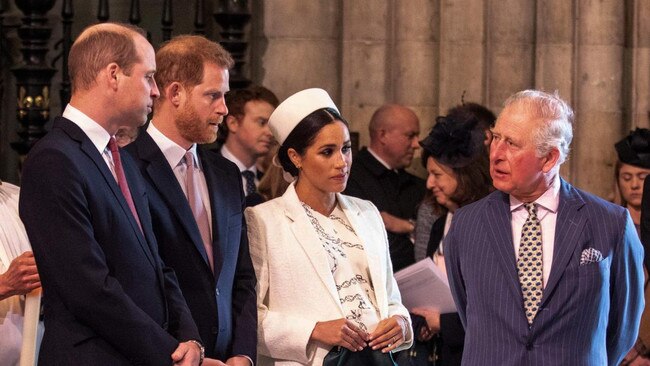 In January 2020, a summit held at Sandringham made clear the tensions between the duke and his father and brother. Picture: Richard Pohle/AFP/Getty Images/The Times