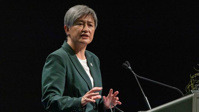 Penny Wong warned of ‘provocative’ actions including unsafe conduct at sea. Picture: Wayne Taylor/ASEAN