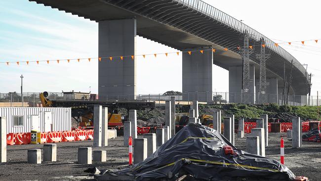 Builders on the West Gate Tunnel now have at least one potential site to handle toxic spoil. Picture: Ian Currie