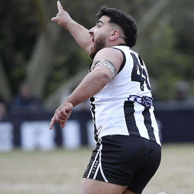 Adam Amin sees his 100th major through. Picture: Andrew Batsch