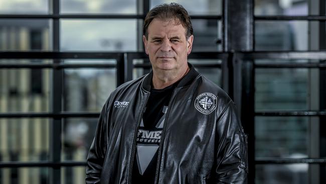 CFMEU leader John Setka during his visit to Adelaide. Picture: Roy VanDerVegt