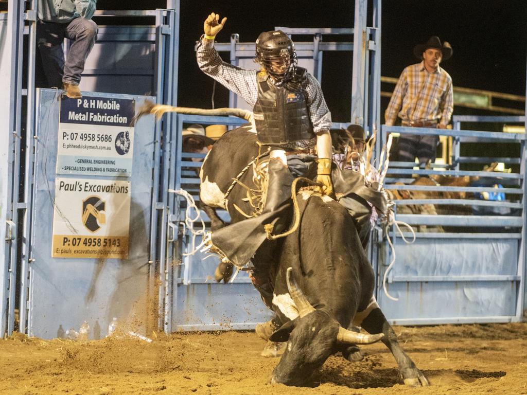 Sam Lindsay at Gargett Rodeo Saturday 3 June 2023 Picture: Michaela Harlow
