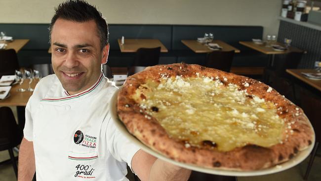 Johnny Di Francesco of 400 Gradi makes 99-cheese pizza for National ...