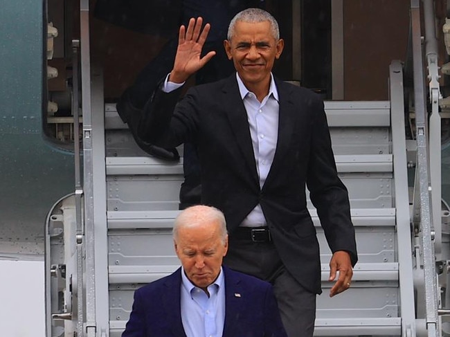 US President Joe Biden and former President Barack Obama had a famously close relationship. Picture: Getty Images