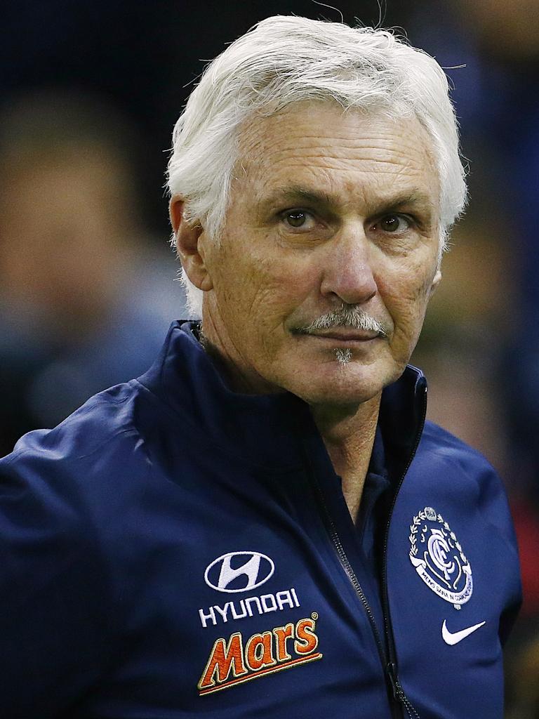 Mick Malthouse’s time at Carlton ended prematurely.