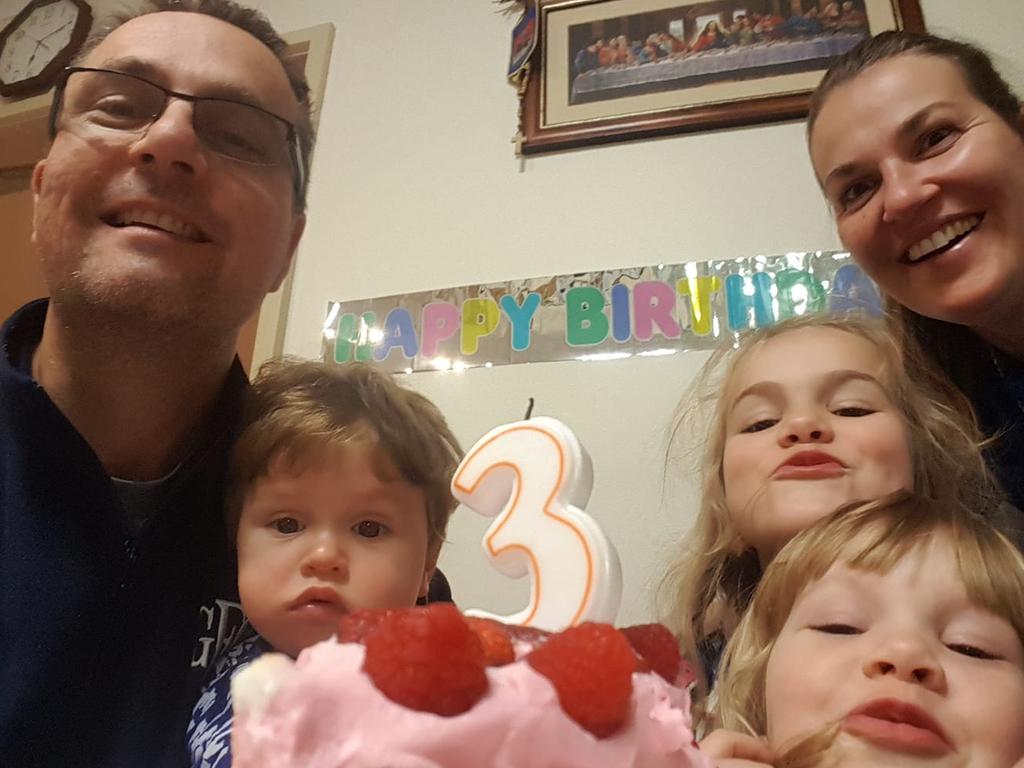 Katie Perinovic, right, is believed to have killed her three children and then herself. Father Tomislav Perinovic called triple-0. Picture: Facebook