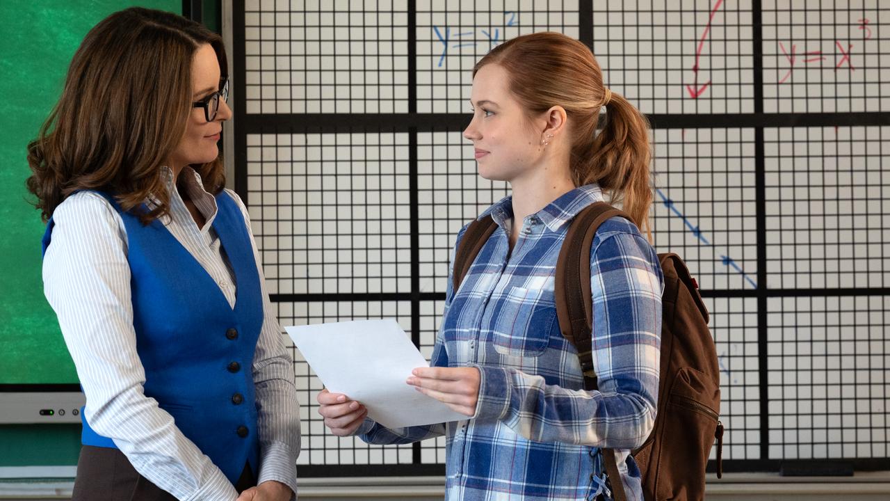 Tina Fey and Angourie Rice in Mean Girls. Picture: Jojo Whilden/Paramount