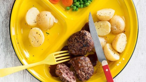 1980S DINNERS: Beef rissoles.