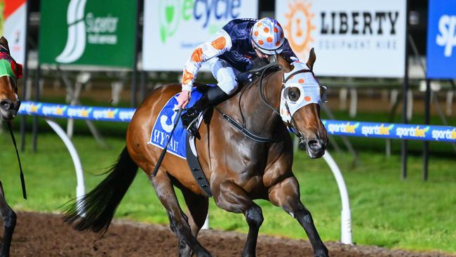 Game last-start Pakenham Synthetic winner Exeter will head back to The Valley for a $120,000 contest on Friday night. Picture: Racing Photos via Getty Images