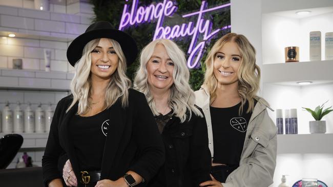 Number 2: Capelli <span id="U331568188995ZME" style="font-family:'Times New Roman';font-weight:normal;font-style:normal;">é</span> Bellezza in Frankston. Owners Michelle Dottori and her daughters Maxi and Taylay. Picture: Valeriu Campan