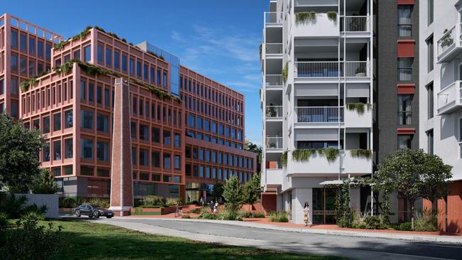 A Rendition of the proposed development on Humffray St, Bakery Hill. Photo: City of Ballarat documents