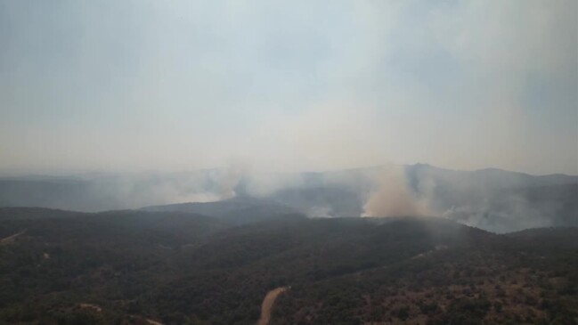 Greece wildfire burns area bigger than NYC