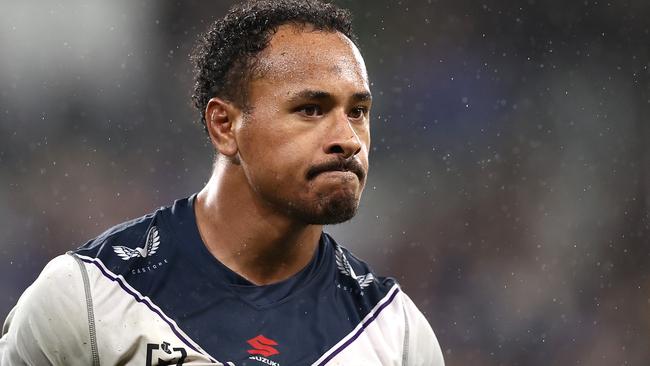 Felise Kaufusi isn’t ready to play his last game for the Storm. Picture: Cameron Spencer/Getty Images