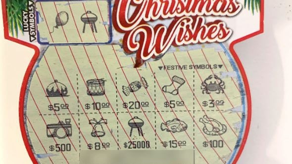 The winning ticket made a Redbank woman $25,000 richer on Christmas Day.