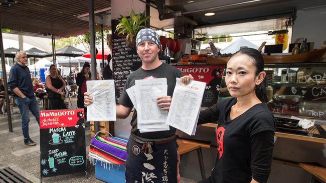 Yukari and Heath Keizer (pictured here in 2018) have seen a significant drop in business since the Covid scare in Coffs Harbour a fortnight ago.