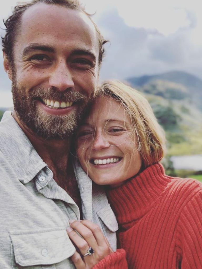 James Middleton and his partner, Alizee Thevenet. Picture: James Middleton/Instagram