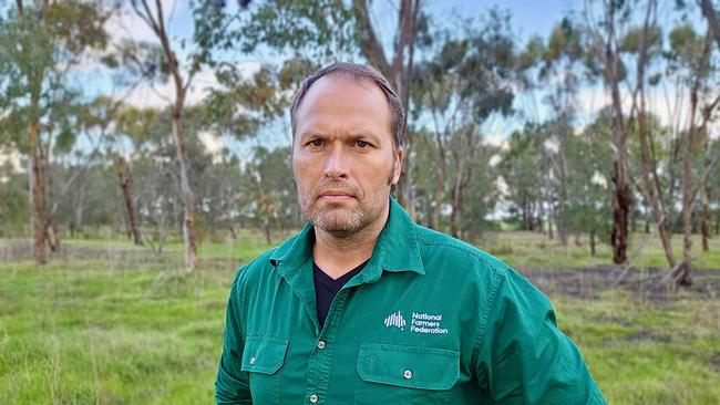 David Jochinke, Vice President of NFF and farmer from Murra Warra, Victoria. Picture: Supplied