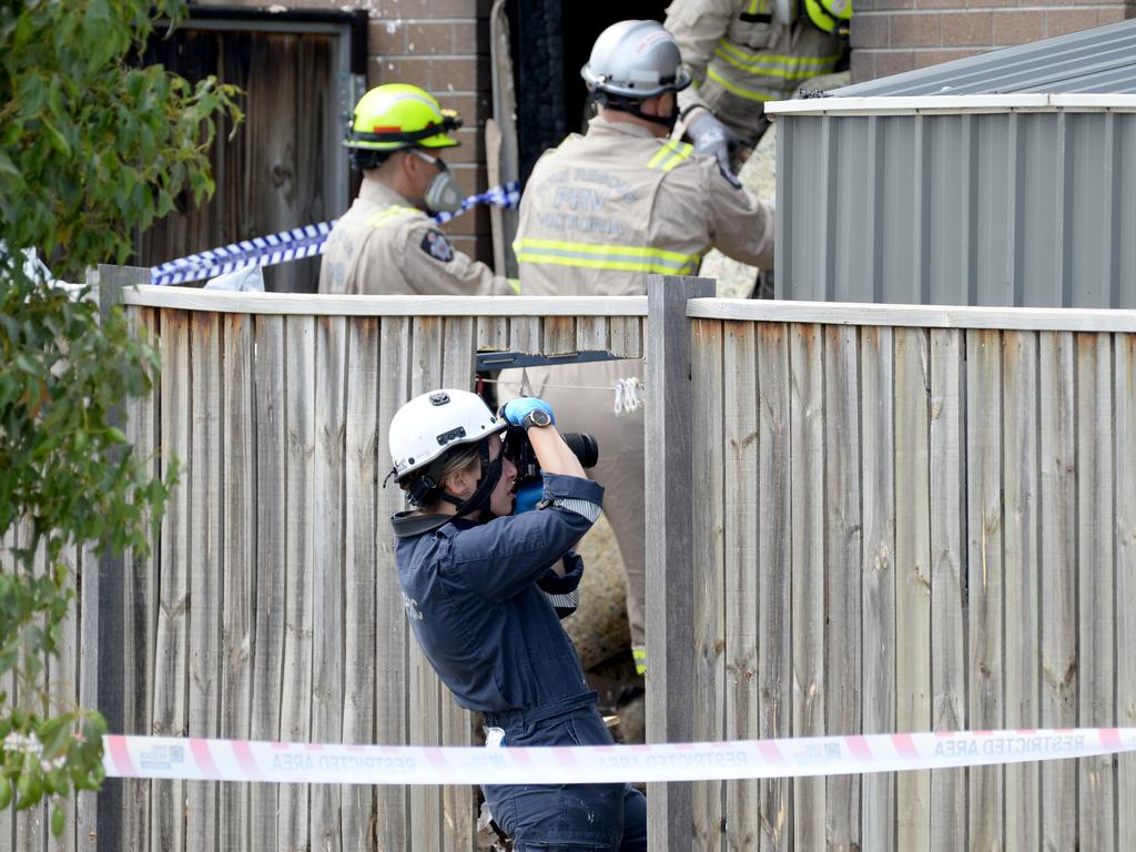 Police believe the fire was a wrongly targeted attack. Picture: Andrew Henshaw