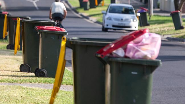 Fewer red bin collections could be an option.