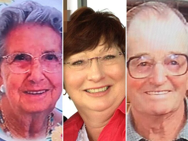 Raelene Polymiadis, Brenda Anderson and Lynton Anderson.