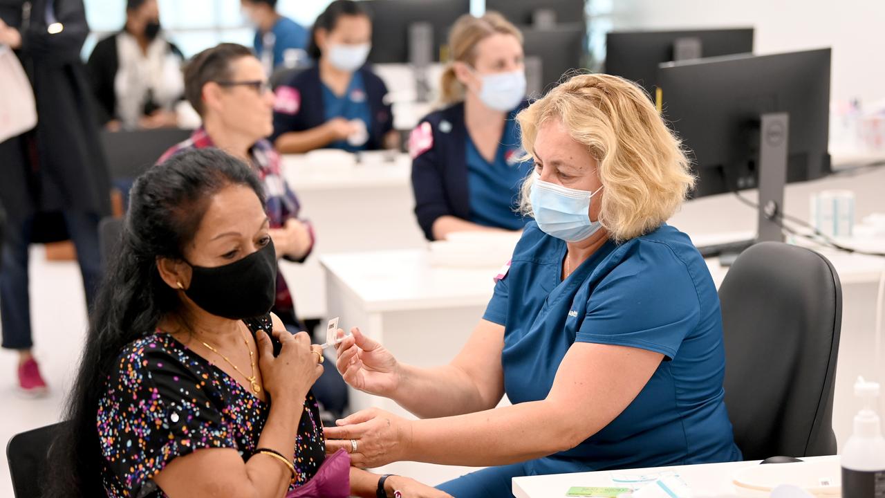 Qantas wants to incentivise more Australians to get Covid-19 vaccinations. Picture: Jeremy Piper