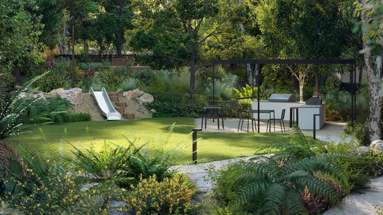 A view of the children's play area.