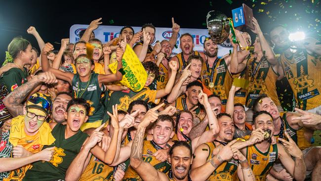 St Mary's triumphed in the 2023-24 NTFL grand final against the Nightcliff Tigers. Picture: Pema Tamang Pakhrin