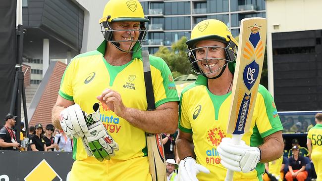 Matthew Hayden and Justin Langer got the band back together one more time for charity.