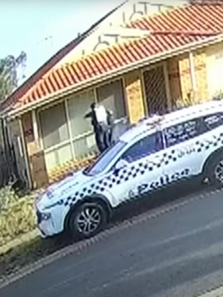 CCTV from a neighbour’s home. Picture: 7News