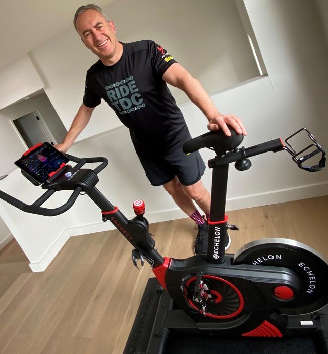 Mark Beretta and his Echelon bike.
