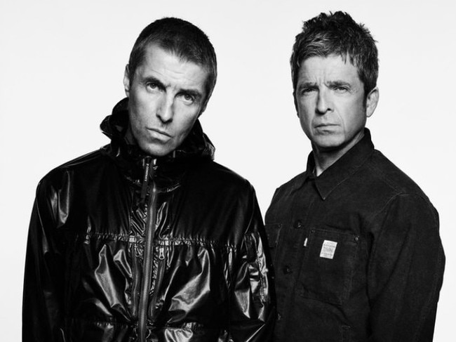 Liam and Noel Gallagher are reforming their legendary band. Picture: Supplied