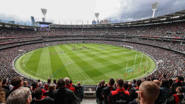 78,113 fans packed the MCG. Picture : Ian Currie