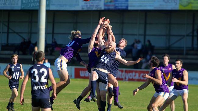 Port Fairy is winless in the Hampden league this season. Picture: Geoff Rounds