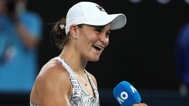 Ash Barty is absorbing the pressure and expectation as world No.1. Picture: Michael Klein