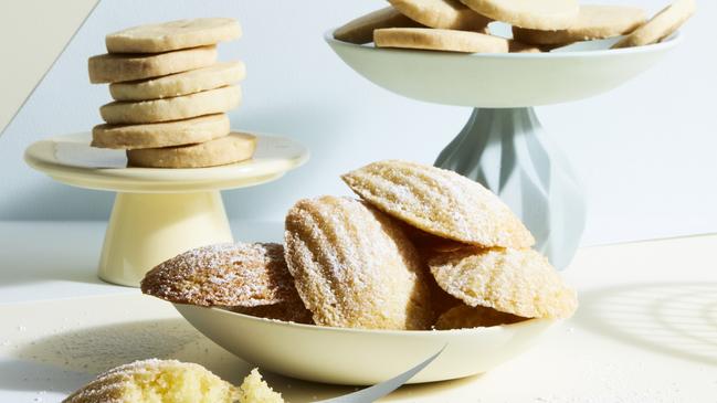 Oooh, fancy: David Herbert’s madeleines and shortbread thins. Picture: Guy Bailey