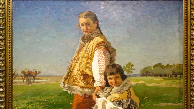 Hutsul Woman with Child, 1912, by Ivan Trush, many of whose works are kept at the Andrey Sheptytsky National Museum, Lviv