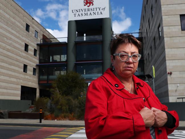 Professor Pam Sharpe helped form the Save UTAS campus group. Picture: Nikki Davis-Jones