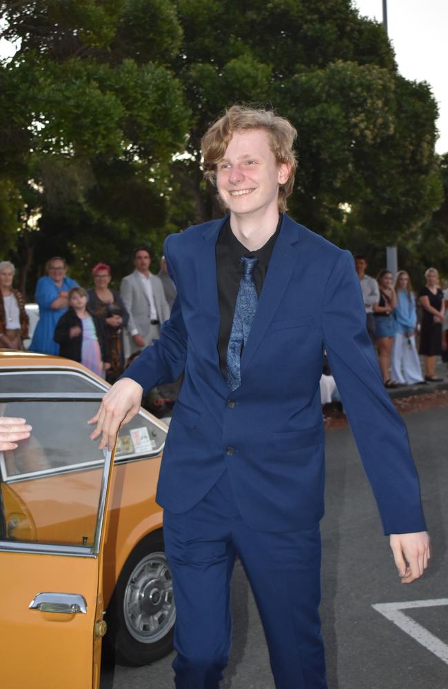 Roman Cadzow-Oram at Kawana Waters State College Year 12 formal 2024.