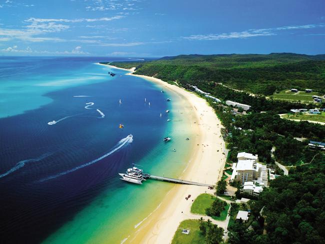 Tangalooma Resort on Moreton Island.