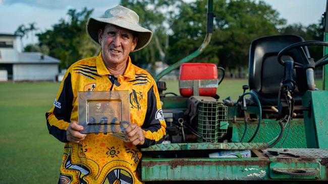 John Tate, of Nightcliff Cricket Club, has been recognised nationally by Cricket Australia for his work as a volunteer. Picture: NT Cricket