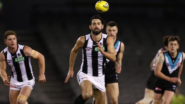 Brodie Grundy’s deal hasn’t worked out for the Magpies. Picture: Michael Klein