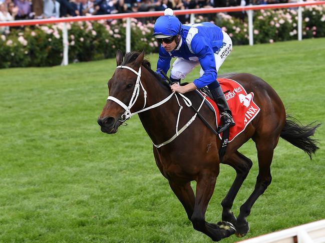 It’s done: Jockey Hugh Bowman and Winx make it four Cox Plates.