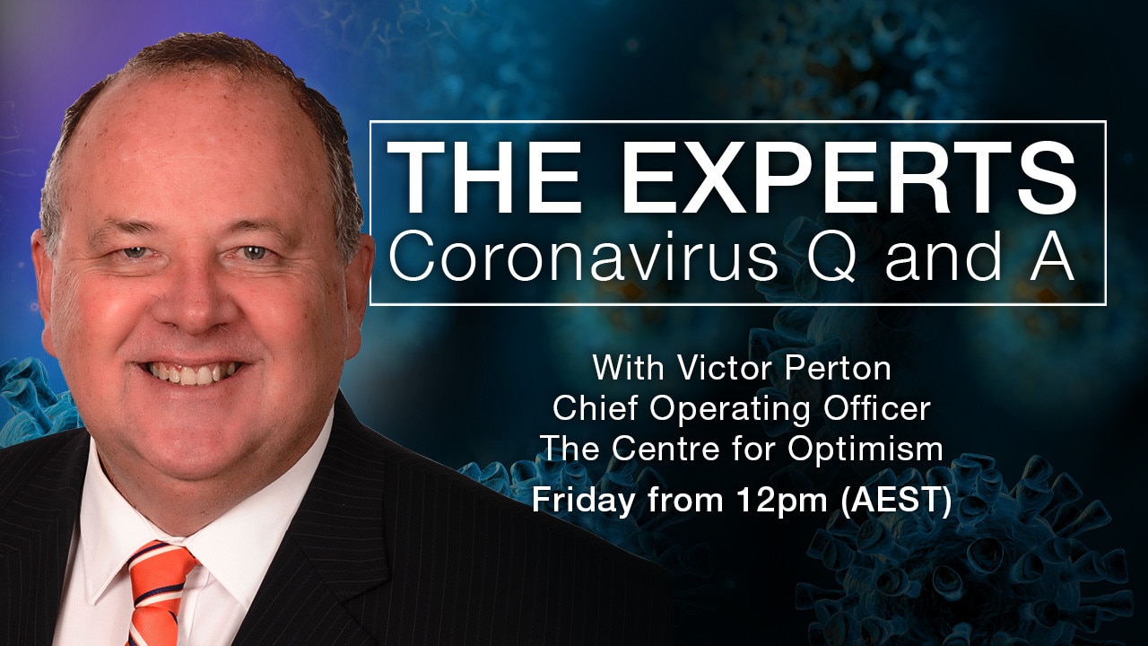 Coronavirus Q&A: Centre for Optimism chief operating officer Victor ...