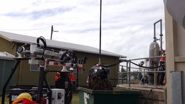 3-tonne 'ragberg' pulled from Mackay sewer