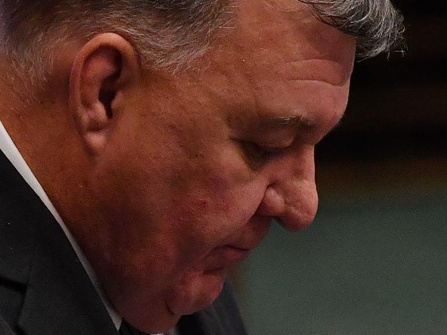 CANBERRA, AUSTRALIA - FEBRUARY 23: Member for Hughes Craig Kelly in the House of Representatives at Parliament House on February 23, 2021 in Canberra, Australia. Controversial backbencher Craig Kelly has quit the Liberal Party after handing his letter of resignation to Prime Minister Scott Morrison during today's party room meeting. Mr Kelly will sit on the crossbench but will continue to provide supply for the government, meaning he will vote with the government on bills or legislation related to the budget. (Photo by Sam Mooy/Getty Images)