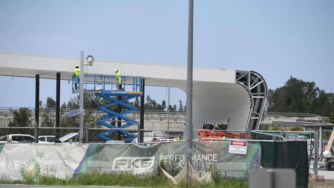 Highway service centre at West Ballina under construction.